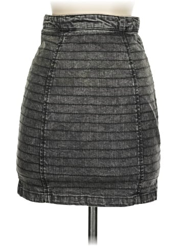 Topshop Denim Skirt (view 2)
