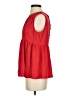 ASOS 100% Polyester Red Sleeveless Blouse Size 4 - photo 5