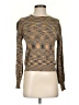 Saint Geraldine Metallic Gold Pullover Sweater Size S - photo 1