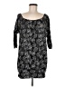 Lux 100% Polyester Black 3/4 Sleeve Blouse Size M - photo 1