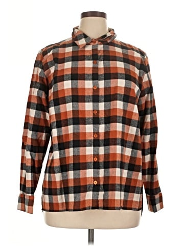 Joan Rivers Long Sleeve Button-Down Shirt (view 1)