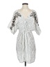 Zara Basic 100% Polyester White Casual Dress Size S - photo 1