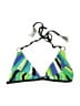 Assorted Brands Print Green Swimsuit Top Size M (estimated) - photo 1