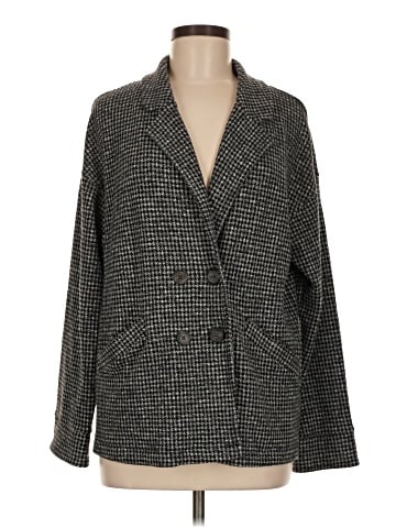 Madewell Brushed Knit Redford Blazer in Houndstooth Check (view 1)