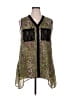 Robert Louis 100% Polyester Green Sleeveless Blouse Size 2X - photo 1