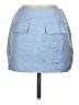 Boohoo 100% Polyester Solid Blue Casual Skirt Size 2 - photo 1