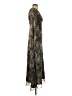 Topshop 100% Polyester Animal Print Black Cocktail Dress Size 4 - photo 4