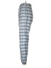 Ruff Hewn 100% Cotton Plaid Blue Casual Pants Size 8 - photo 5