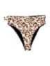 WeWoreWhat Animal Print Gold Swimsuit Bottoms Size XS - photo 1
