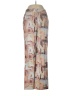 Peppermayo 100% Cotton Print Tan Casual Pants Size 8 - photo 1