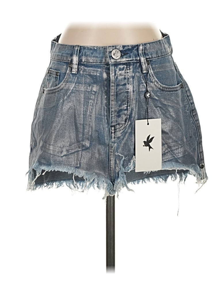 Oneteaspoon Denim Skirt In Blue