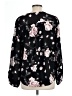 Joie 100% Silk Black Blouse Size L - photo 2