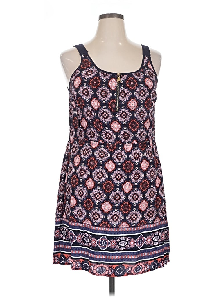 Pre-owned J For Justify Casual Dress In Blue