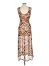 Louna 100% Polyester Animal Print Tan Cocktail Dress Size M - photo 2