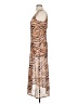Louna 100% Polyester Animal Print Tan Cocktail Dress Size M - photo 5