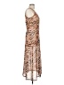 Louna 100% Polyester Animal Print Tan Cocktail Dress Size M - photo 4