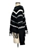 Aqua 100% Acrylic Stripes Black Pullover Sweater Size XS - photo 5