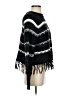 Aqua 100% Acrylic Stripes Black Pullover Sweater Size XS - photo 4