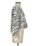 Yes Lola Animal Print Silver Gray Pullover Sweater Size XS - photo 4