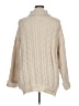 Unbranded 100% Polyester Ivory Turtleneck Sweater Size 1X - photo 2