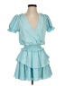 Amanda Uprichard 100% Polyester Blue Teal Cocktail Dress Size XS - photo 1