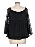 Torrid Black 3/4 Sleeve Blouse Size Lg Plus (0) - photo 2