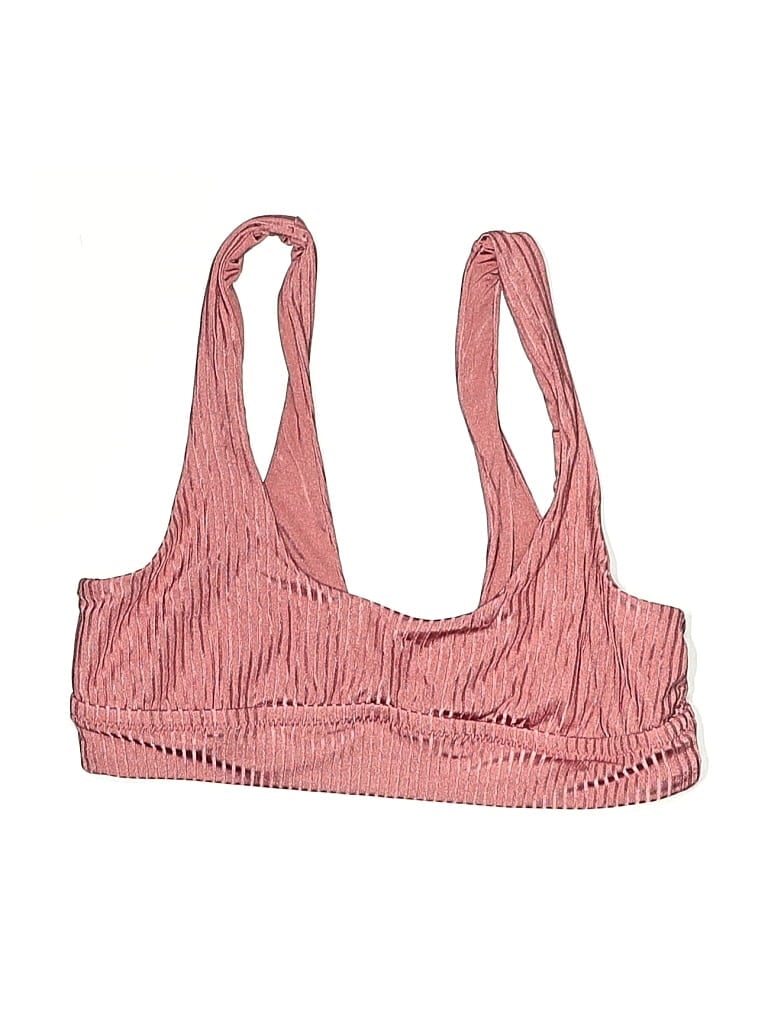 Pre-owned Vitamin A Swimsuit Top Pink Swimwear