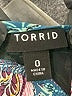 Torrid 100% Polyester Paisley Blue Casual Dress Size Lg Plus (0) - photo 7