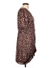 Sanctuary 100% Polyester Animal Print Brown Casual Dress Size 10 - photo 4