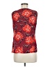 Talbots 100% Polyester Red Sleeveless Blouse Size 6 - photo 2