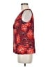 Talbots 100% Polyester Red Sleeveless Blouse Size 6 - photo 5