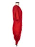 Moda International Solid Red Cocktail Dress Size M - photo 4