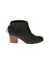 TOMS Black Green Ankle Boots Size 7 - photo 1