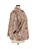 Catherines Paisley Tan 3/4 Sleeve Blouse Size 3X - photo 4