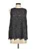 Ann Taylor LOFT 100% Polyester Gray Sleeveless Blouse Size M - photo 1
