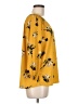 MELLODAY Yellow 3/4 Sleeve Blouse Size M - photo 4