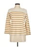 Ann Taylor LOFT Stripes Gold Pullover Sweater Size M - photo 1