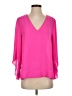 Crosby 100% Polyester Pink 3/4 Sleeve Blouse Size S - photo 1