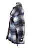 Zara Plaid Blue Coat Size M - photo 5