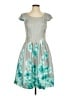 Ellen Tracy Teal Cocktail Dress Size 4 - photo 1