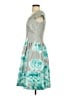 Ellen Tracy Teal Cocktail Dress Size 4 - photo 5