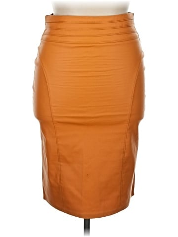 dazz Faux Leather Skirt (view 1)