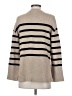 Zesica Stripes Tan Turtleneck Sweater Size S - photo 2