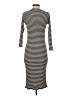 Gap Stripes Gray Casual Dress Size S - photo 2
