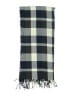 Plush Plaid Gray Blue Scarf One size - photo 2