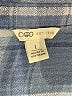 Cato Plaid Blue 3/4 Sleeve Blouse Size L - photo 7