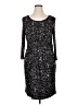 Max and Cleo Animal Print Black Casual Dress Size XL - photo 1