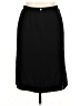 Jaeger 100% Wool Solid Black Wool Skirt Size 14 - photo 1