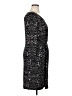Max and Cleo Animal Print Black Casual Dress Size XL - photo 4
