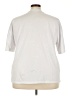 Trendy Queen Solid Ivory Short Sleeve Turtleneck Size 3X - photo 2